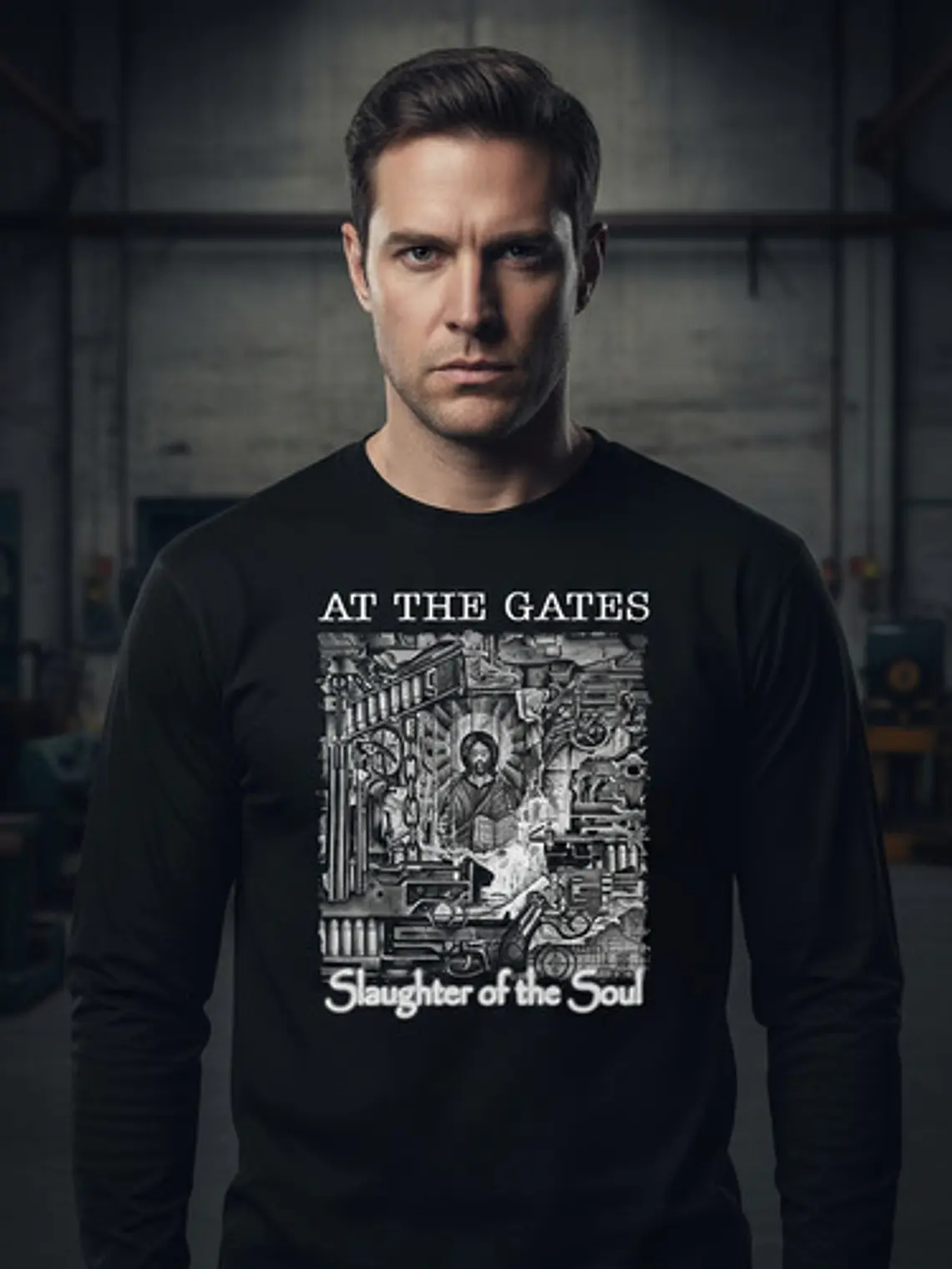 Polera Manga Larga At The Gates - Ver 04 - Slaughter Of The  1