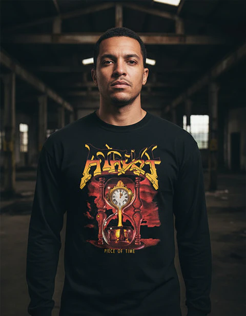 Polera Manga Larga Atheist - Ver 05 - Piece Of Time