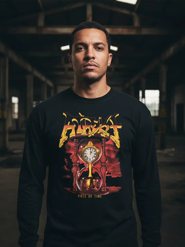 Polera Manga Larga Atheist - Ver 05 - Piece Of Time 1