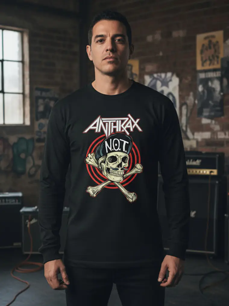 Polera Manga Larga Anthrax - Ver 20 - Vale Gamess 1