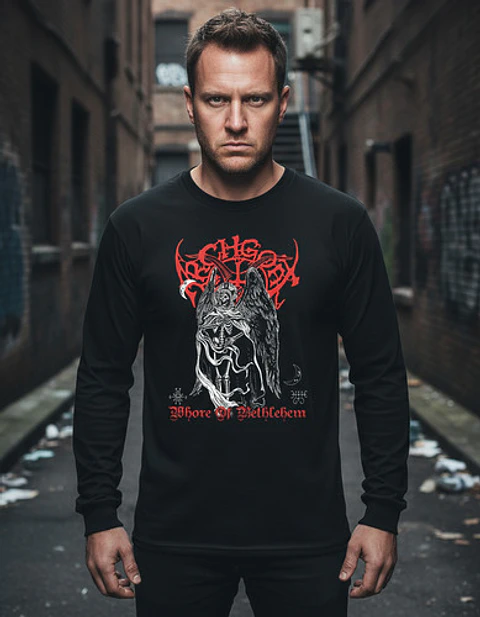Polera Manga Larga Archgoat - Ver 16 - Whore Of Bethlehem