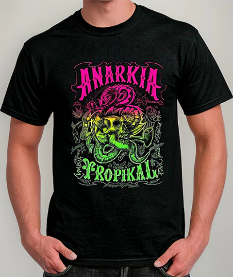 Polera Anarkia Tropikal - Ver 01 - Vale Gamess