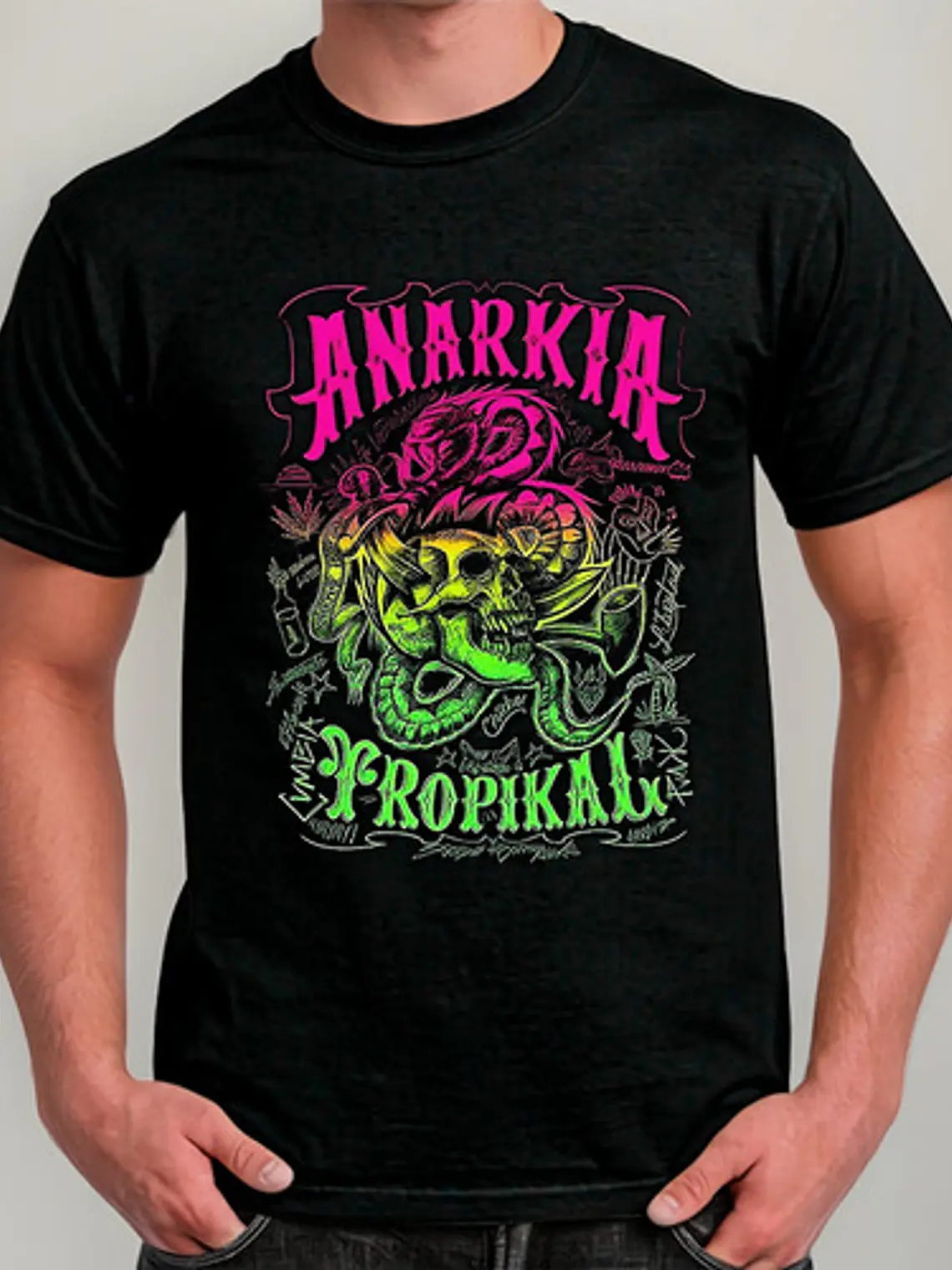 Polera Anarkia Tropikal - Ver 01 - Vale Gamess 1