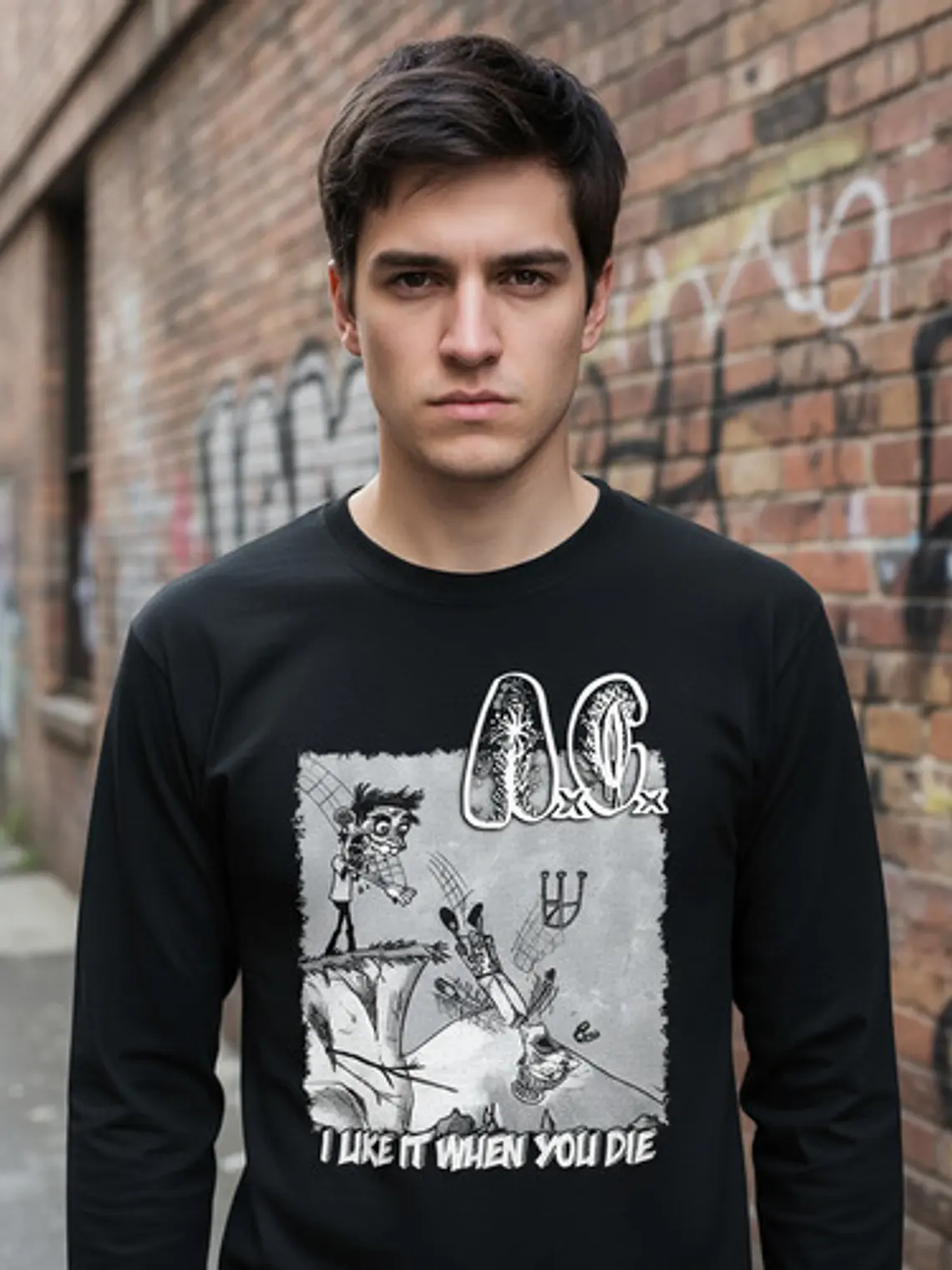 Polera Manga Larga Anal Cunt - Ver 01 - I Like It When You D 1