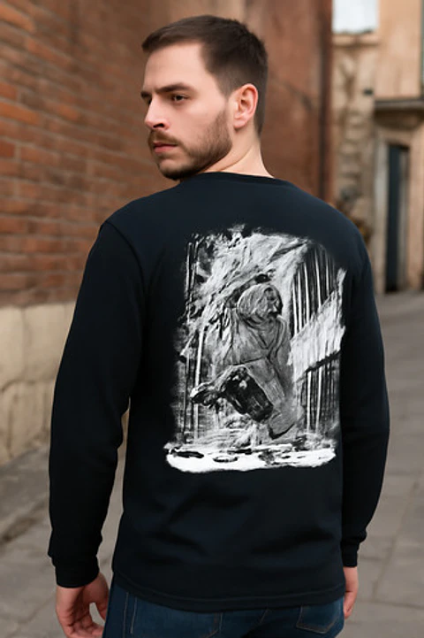 Polera Manga Larga Dark Souls Anime - Ver 01 - Vale Gamess