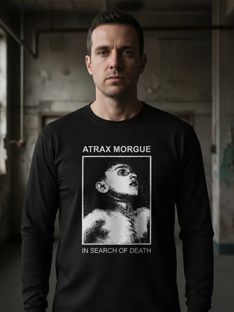 Polera Manga Larga Atrox Morgue - Ver 01 - In Search Of Deat 1