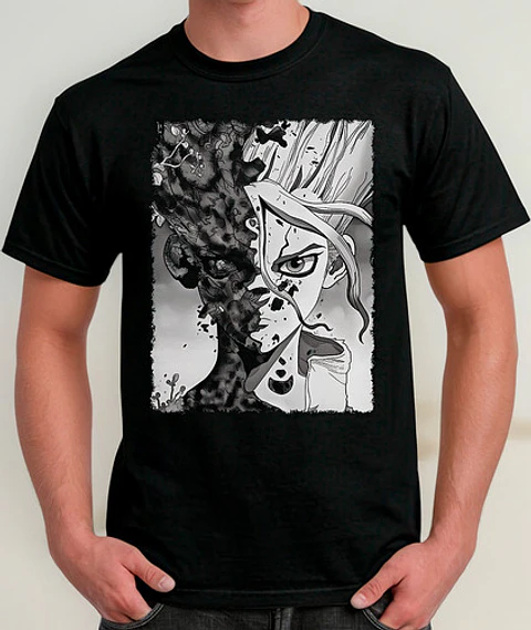 Polera Dr Stone - Ver 01 - Vale Gamess