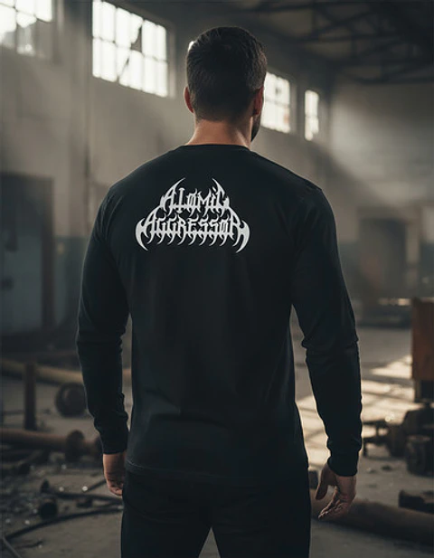 Polera Manga Larga Atomic Aggressor - Ver 11 - Vale Gamess