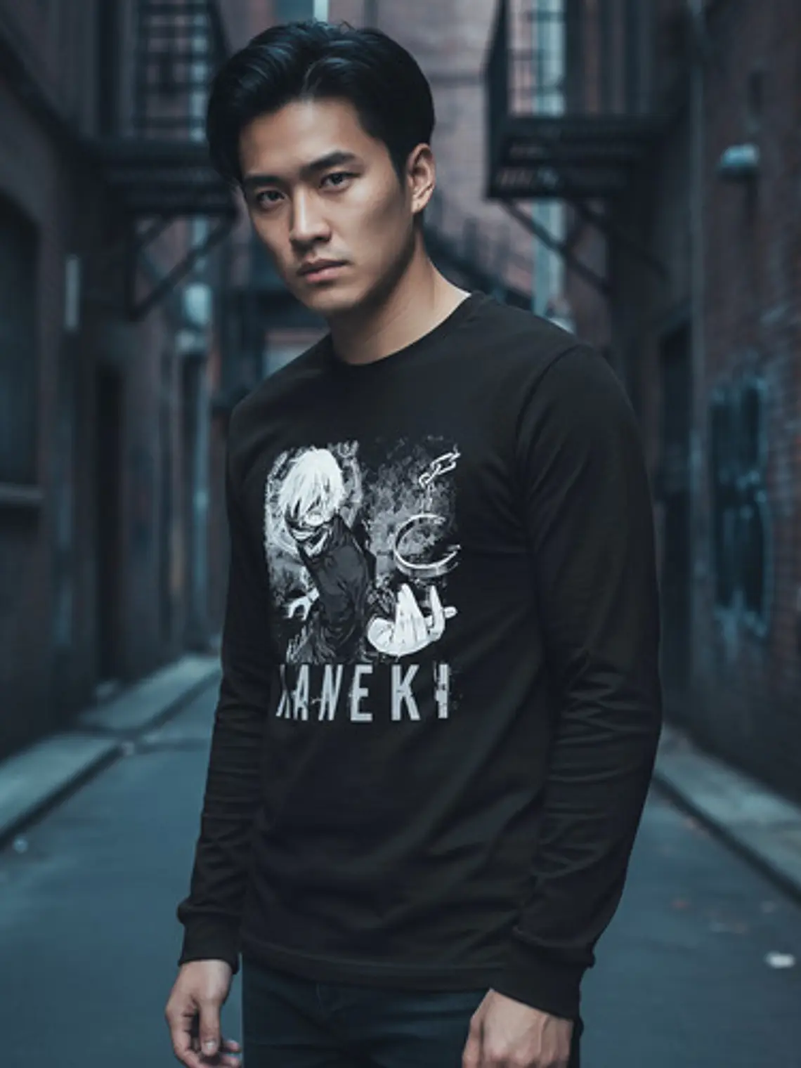 Polera Manga Larga Tokyo Ghoul - Ver 01 - Vale Gamess 1