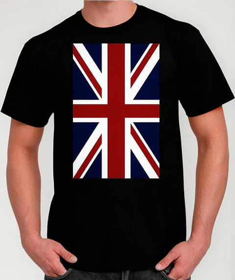 Polera Bandera Reino Unido - Ver 01 - Vale Gamess