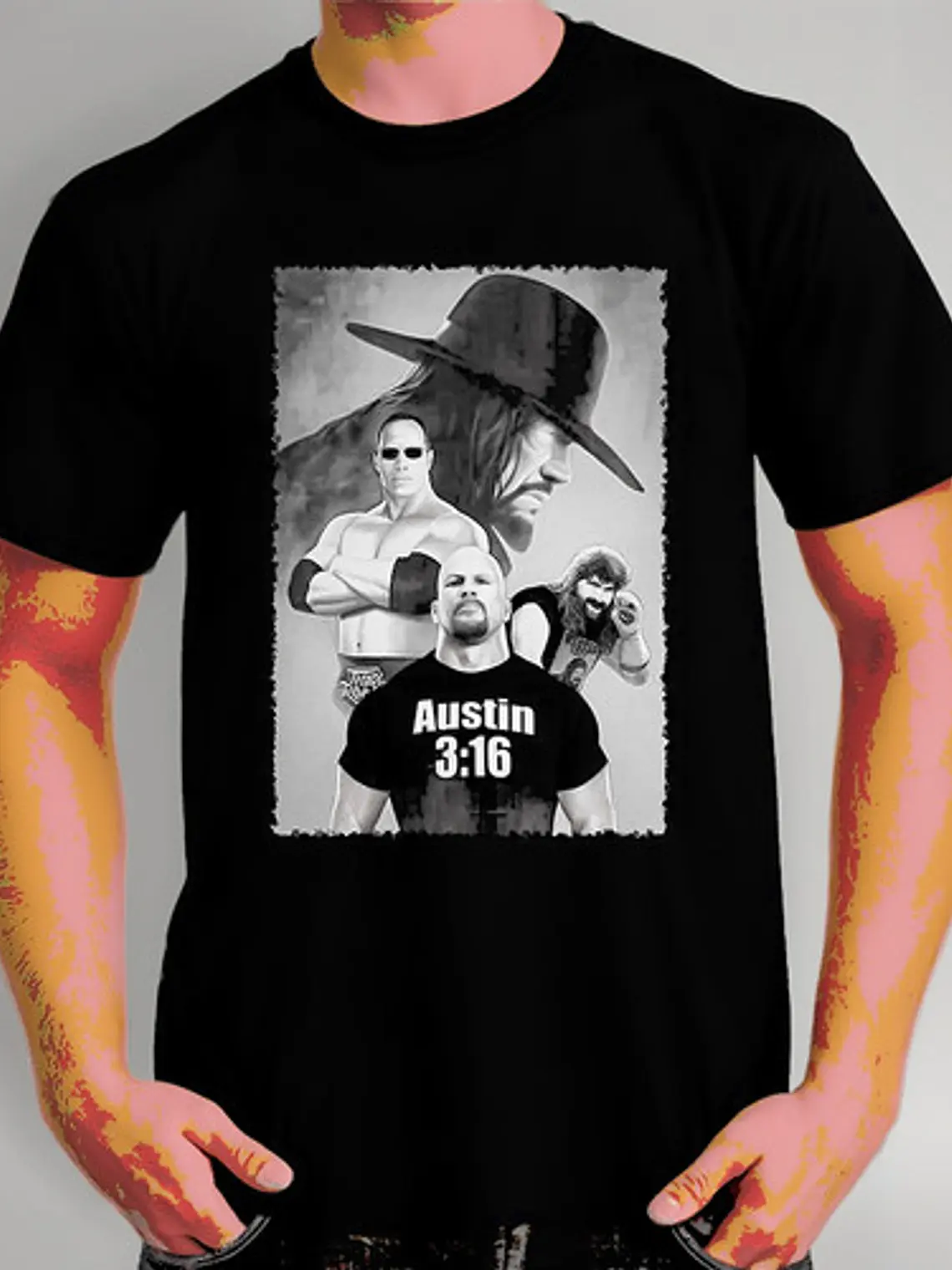 Polera Austin Wwe - Ver 06 - Vale Gamess 1