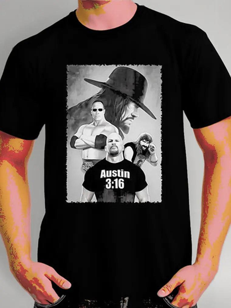 Polera Austin Wwe - Ver 06 - Vale Gamess 1