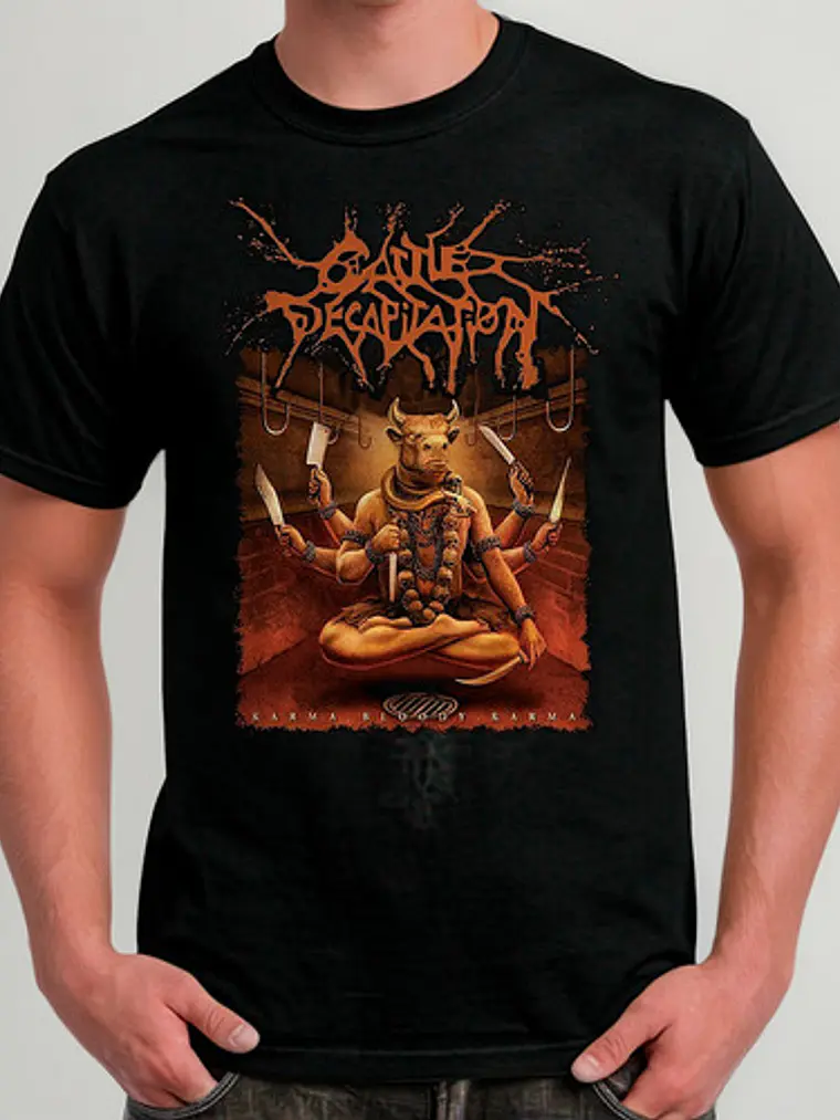 Polera Cattle Decapitation - Ver 13 - Karma Bloody Karma 1