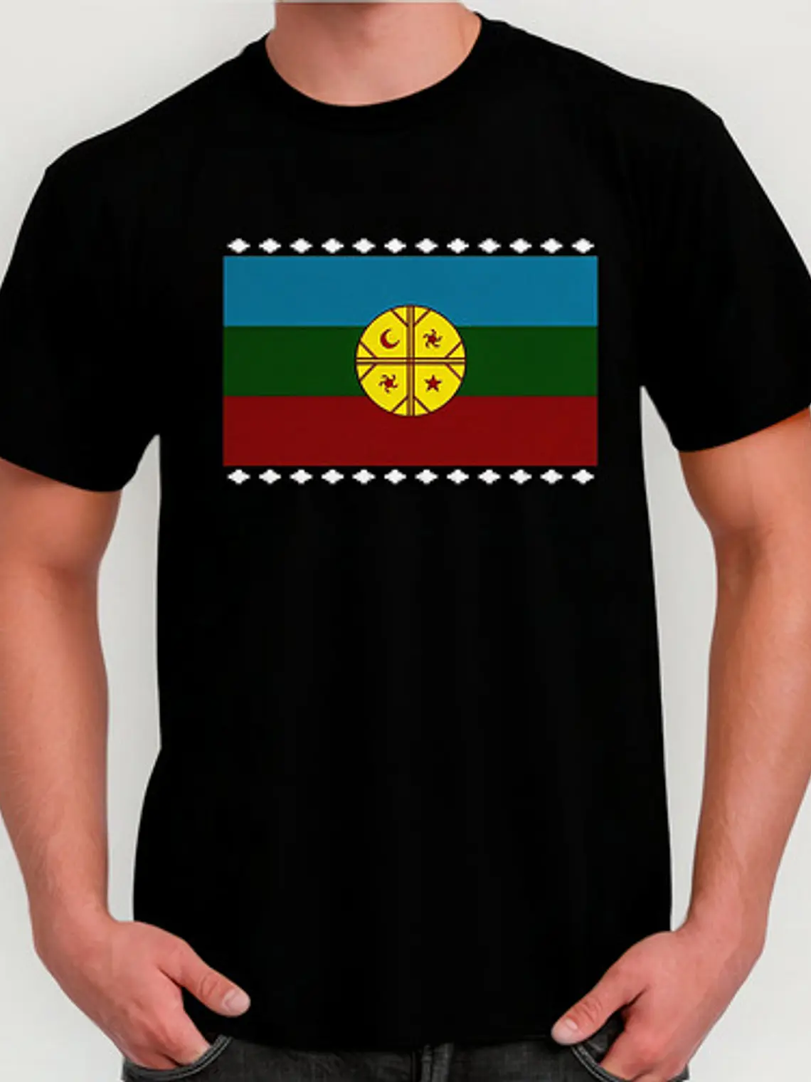 Polera Bandera Mapuche - Ver 01 - Vale Gamess 4