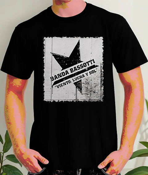 Polera Banda Bassotti - Ver 02 - Viento Lucha Y Sol