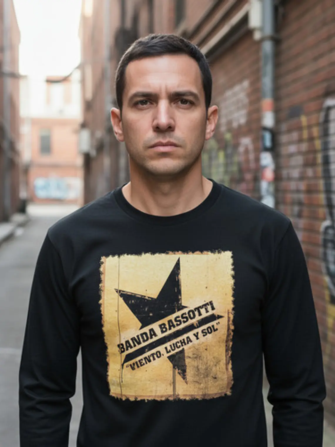 Polera Manga Larga Banda Bassotti - Ver 01 - Viento Lucha Y 1