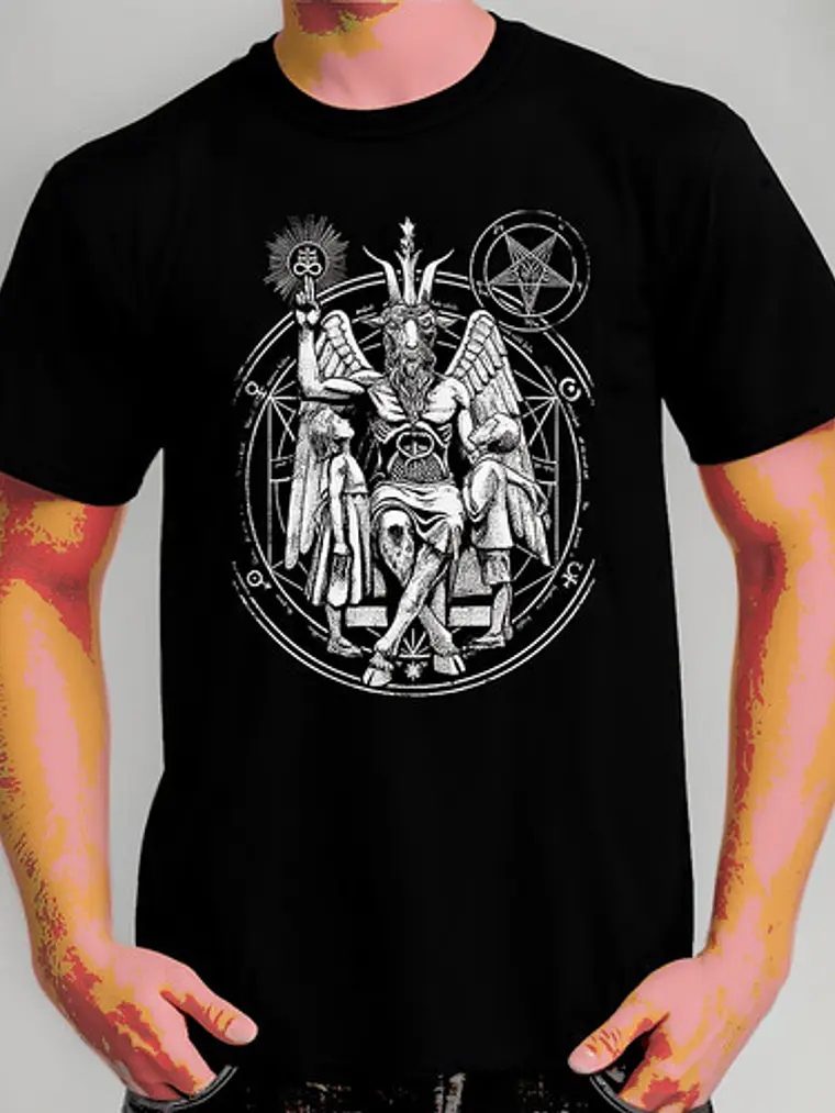 Polera Baphomet - Ver 11 - Vale Gamess 1