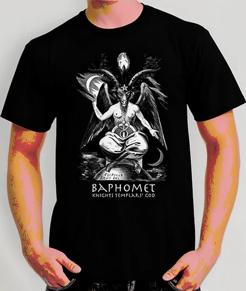 Polera Baphomet - Ver 12 - Vale Gamess