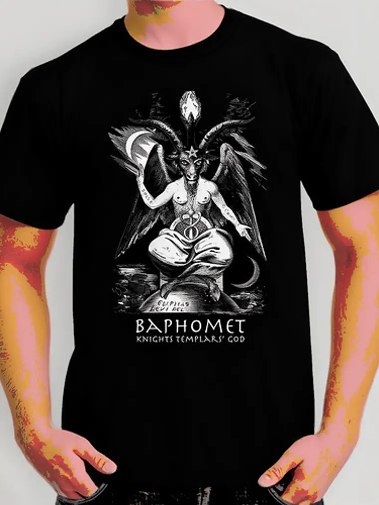 Polera Baphomet - Ver 12 - Vale Gamess 1