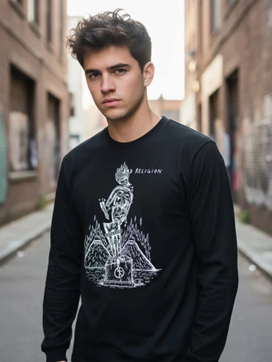 Polera Manga Larga Bad Religion - Ver 10 - Age Of Unreason 2