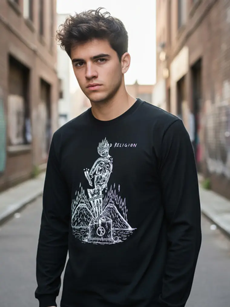 Polera Manga Larga Bad Religion - Ver 10 - Age Of Unreason 2