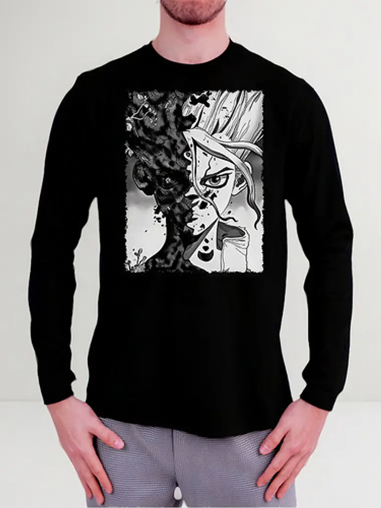 Polera Manga Larga Dr Stone - Ver 01 - Vale Gamess 1