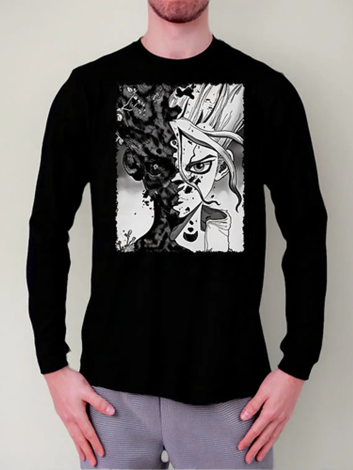 Polera Manga Larga Dr Stone - Ver 01 - Vale Gamess 4