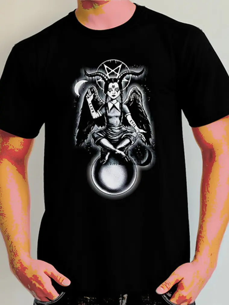 Polera Baphomet - Ver 10 - Vale Gamess 1