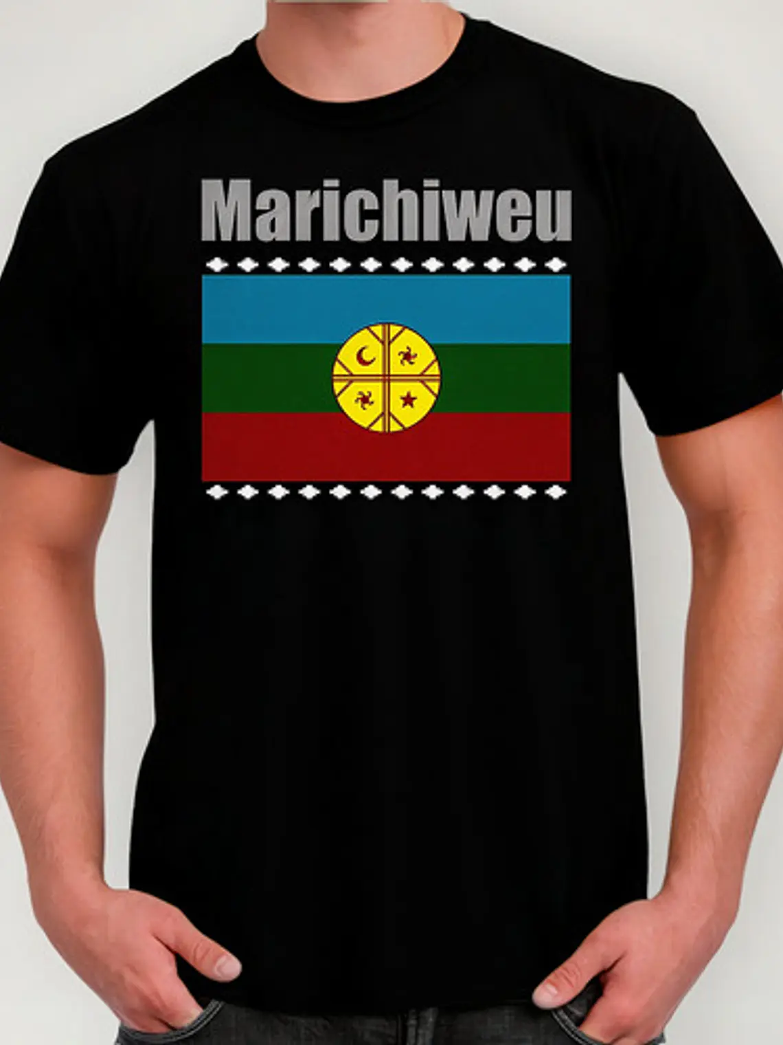 Polera Bandera Mapuche - Ver 02 - Vale Gamess 1