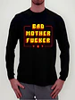 Polera Manga Larga Bad Mother Fucker - Ver 01 - Vale Gamess - Miniatura 1