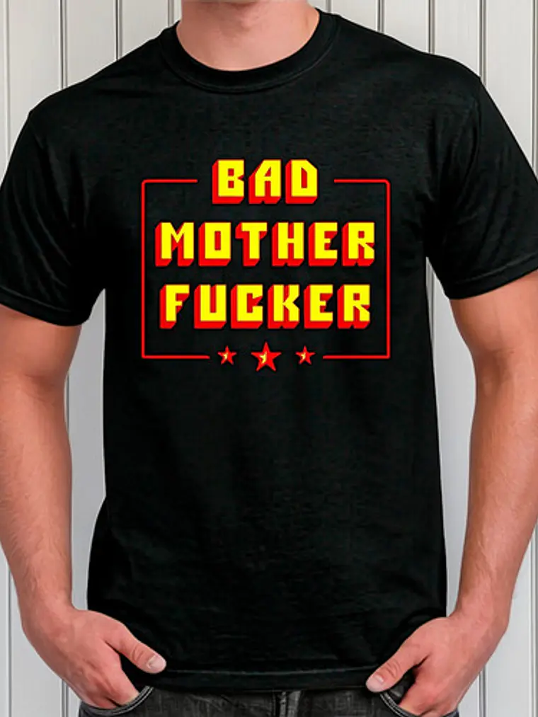 Polera Bad Mother Fucker - Ver 01 - Vale Gamess 1