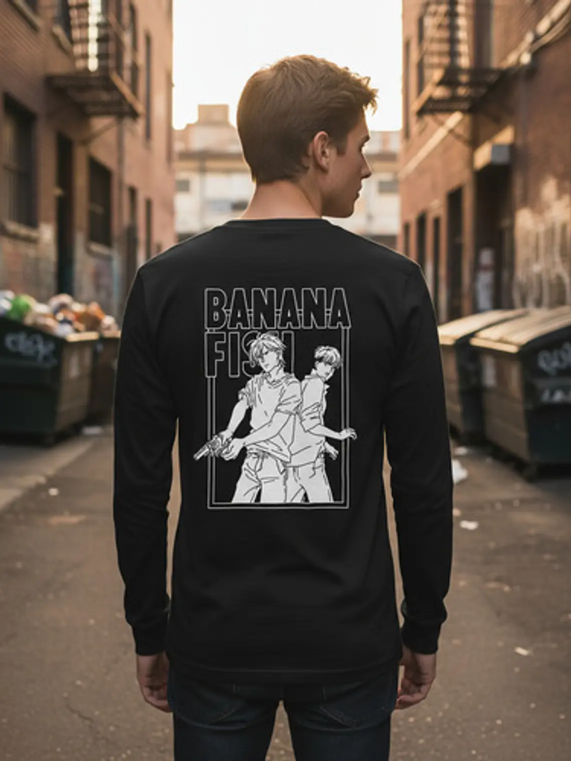 Polera Manga Larga Banana Fish - Ver 01 - Vale Gamess 2