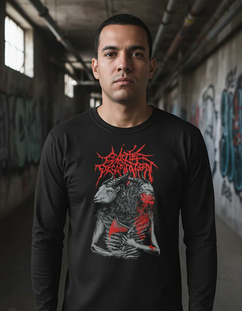 Polera Manga Larga Cattle Decapitation - Ver 15 - Vale Games