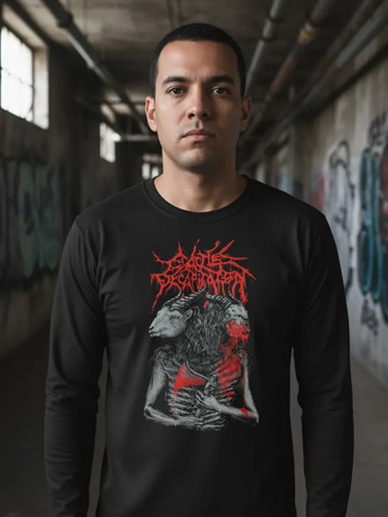 Polera Manga Larga Cattle Decapitation - Ver 15 - Vale Games 1