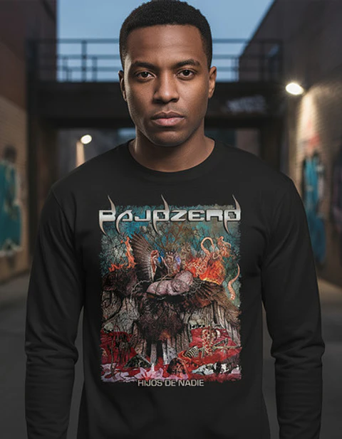 Polera Manga Larga Bajo Zero - Ver 02 - Hijos De Nadie