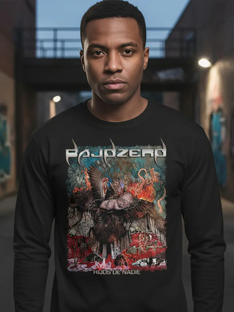 Polera Manga Larga Bajo Zero - Ver 02 - Hijos De Nadie 1