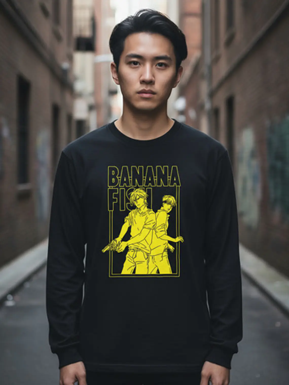 Polera Manga Larga Banana Fish - Ver 02 - Vale Gamess 1