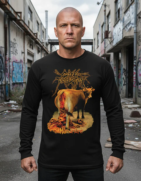 Polera Manga Larga Cattle Decapitation - Ver 09 - Humanure