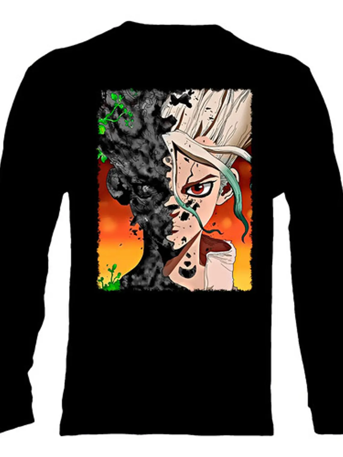 Polera Manga Larga Dr Stone - Ver 02 - Vale Gamess 2