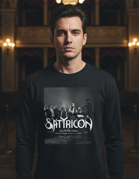 Polera Manga Larga Satyricon - Ver 02 - Live At Opera