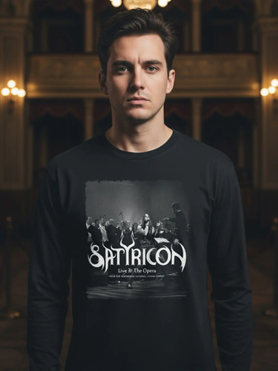 Polera Manga Larga Satyricon - Ver 02 - Live At Opera 1