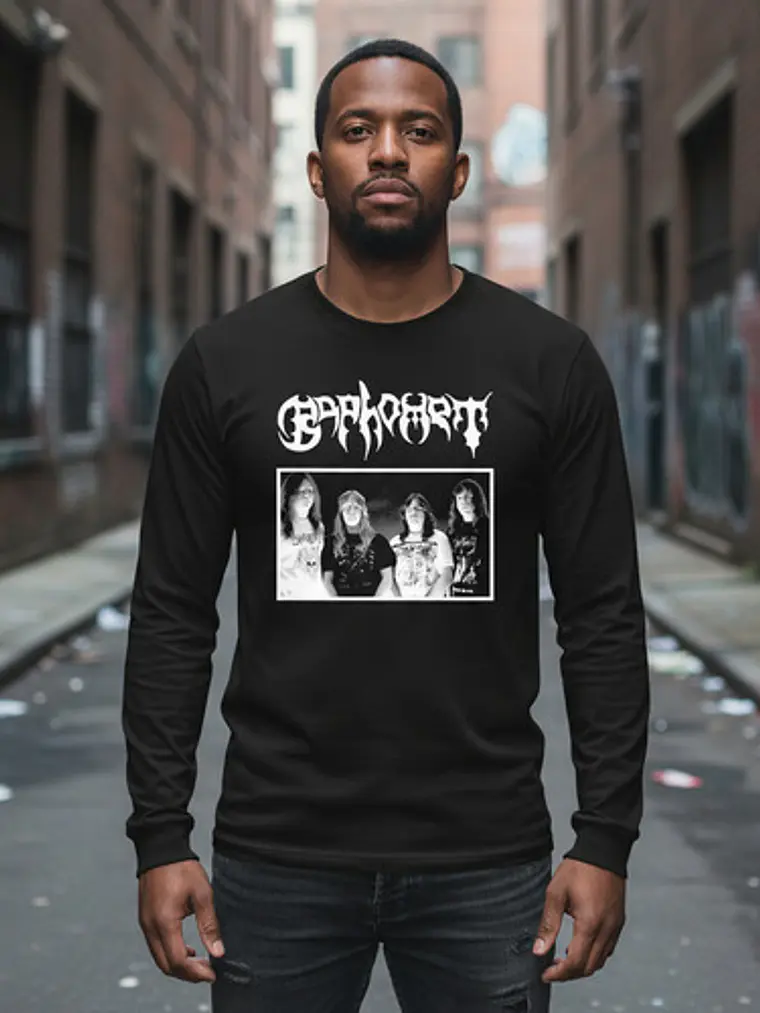 Polera Manga Larga Baphomet - Ver 09 - Banda 1