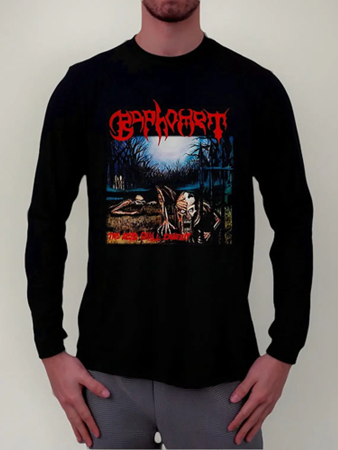 Polera Manga Larga Baphomet - Ver 03 - The Dead Shall Inheri 3