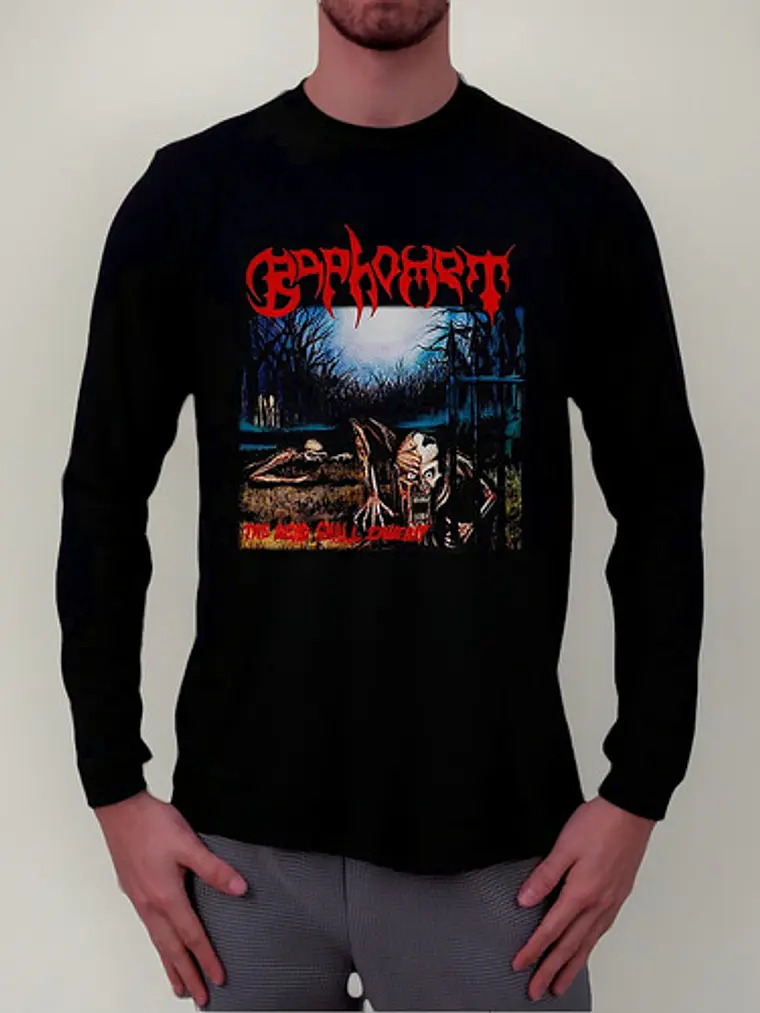 Polera Manga Larga Baphomet - Ver 03 - The Dead Shall Inheri 3