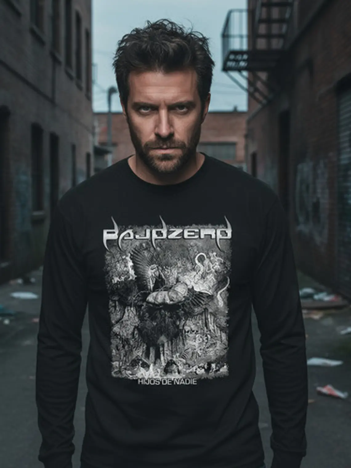 Polera Manga Larga Bajo Zero - Ver 01 - Hijos De Nadie 1