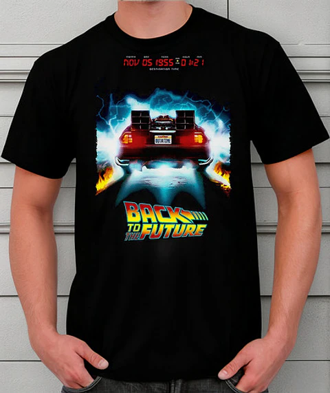 Polera Volver Al Futuro - Ver 02 - Vale Gamess