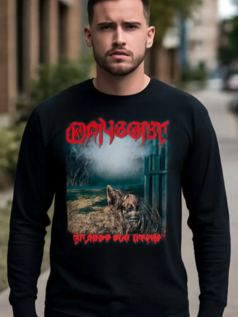 Polera Manga Larga Baphomet - Ver 05 - The Dead Shall Inheri 3