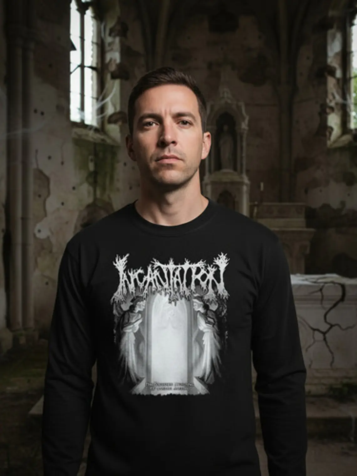 Polera Manga Larga Incantation - Ver 02 - The Forsaken Mourn 1