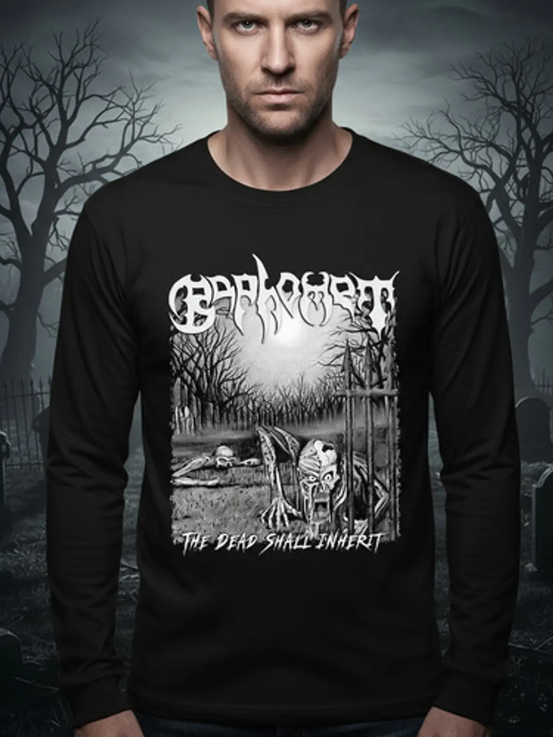 Polera Manga Larga Baphomet - Ver 04 - The Dead Shall Inheri 2