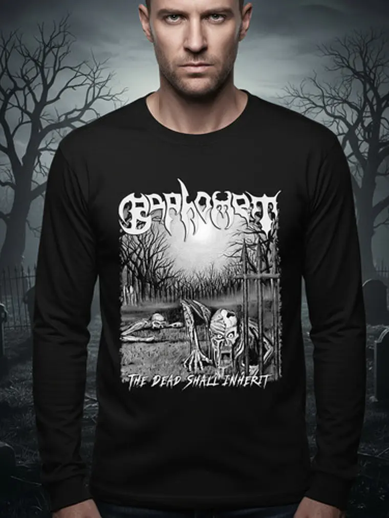 Polera Manga Larga Baphomet - Ver 04 - The Dead Shall Inheri 2